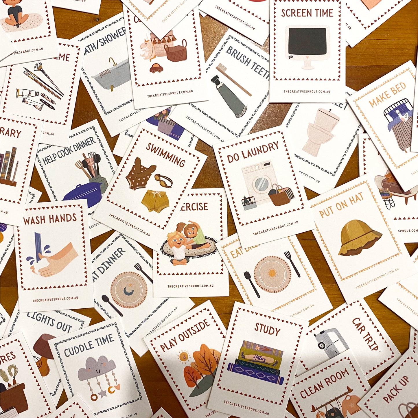 72 Routine Cards & Stand