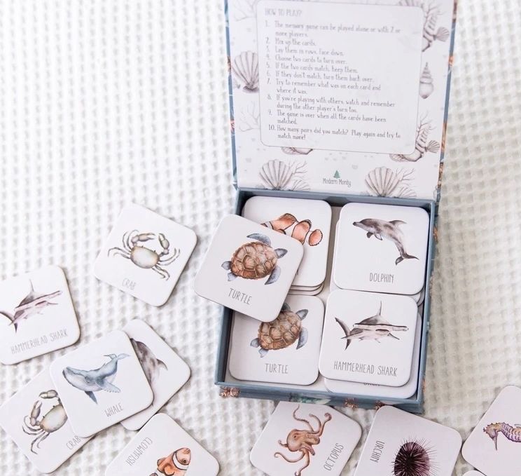 Ocean Memory Card Game
