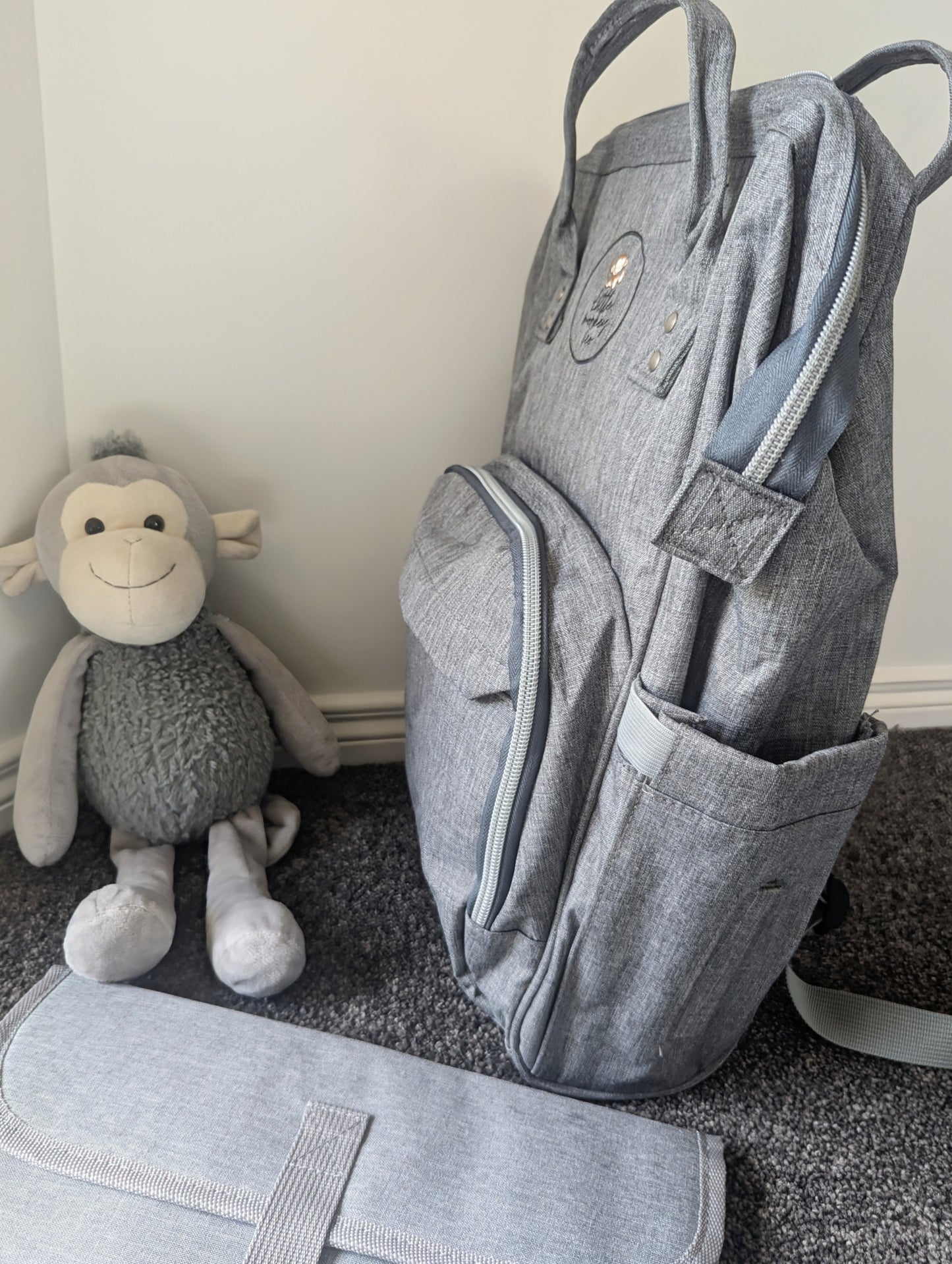 Little Monkey Nappy Bag Backpack