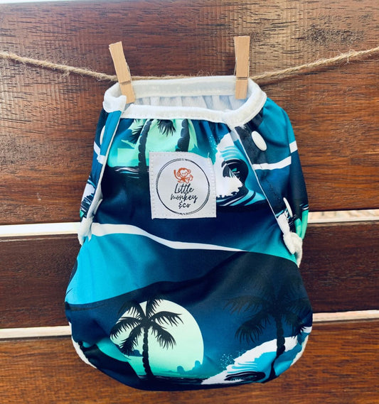 REUSABLE SWIM NAPPY ~ Palm Cove