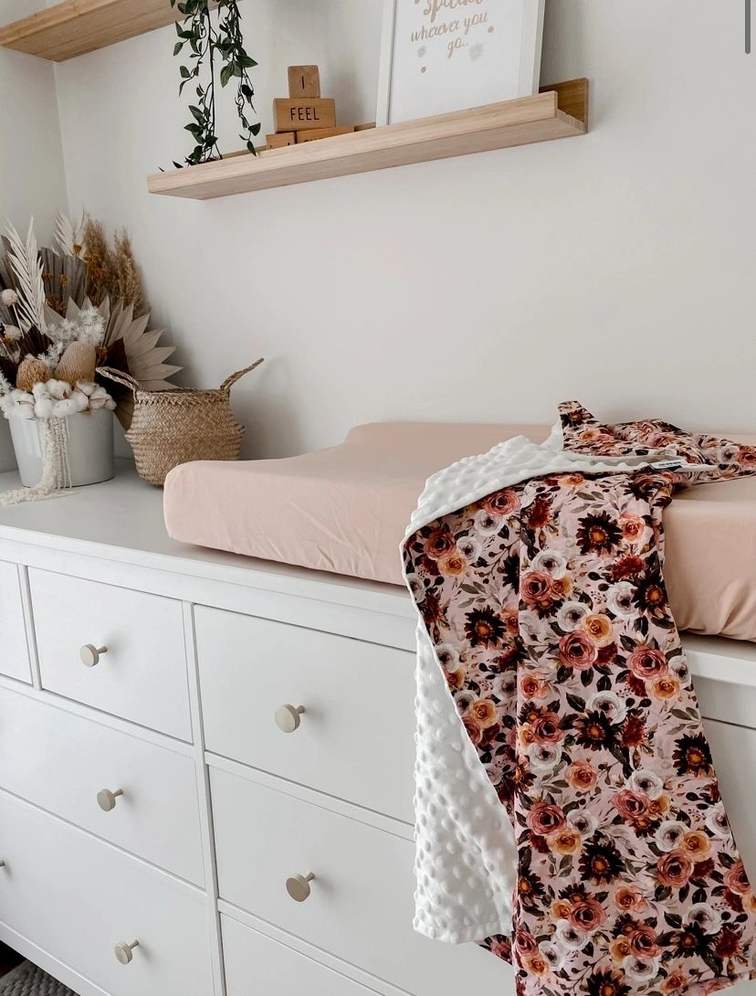 Blithe Floral Minky Blanket