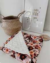 Load image into Gallery viewer, Blithe Floral Minky Blanket
