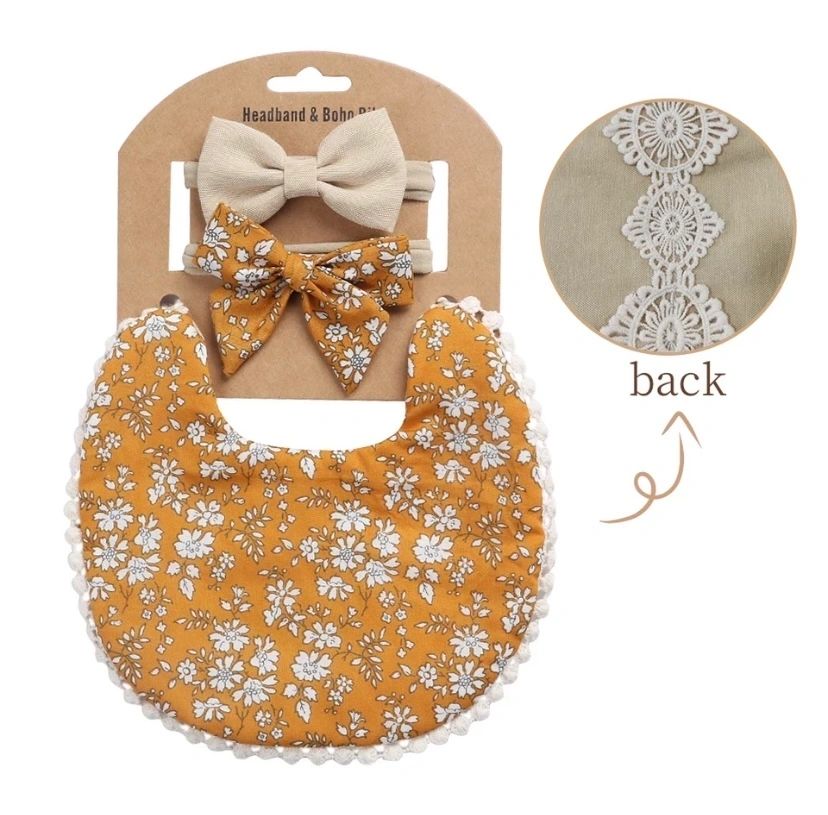 Reversible Bib & Bow Sets