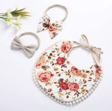 Load image into Gallery viewer, Reversible Bib &amp; Bow Sets

