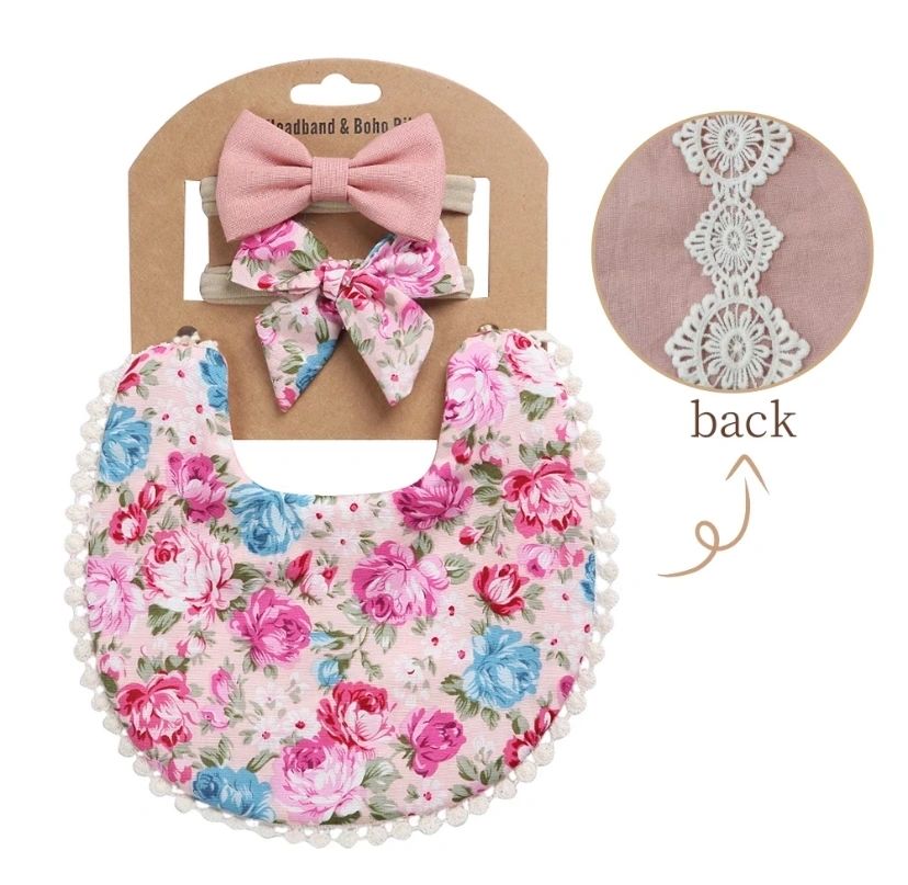 Reversible Bib & Bow Sets