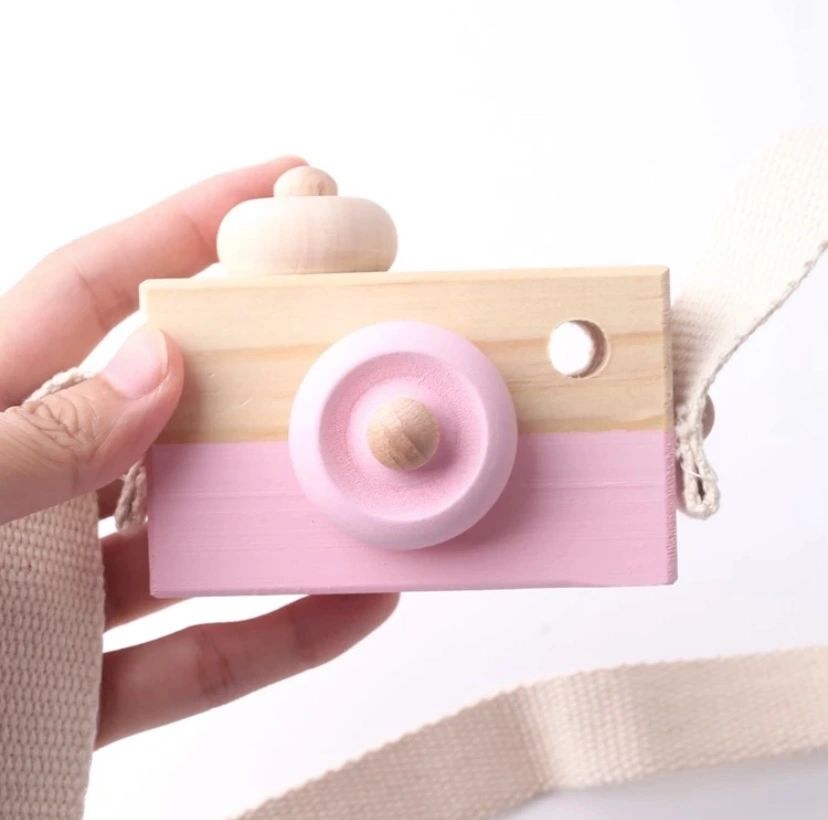 Wooden kids Camera