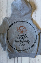 Load image into Gallery viewer, Grey Little Monkey Hoodie

