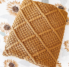 Load image into Gallery viewer, Honey Organic Knitted Blanket
