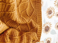 Load image into Gallery viewer, Honey Organic Knitted Blanket
