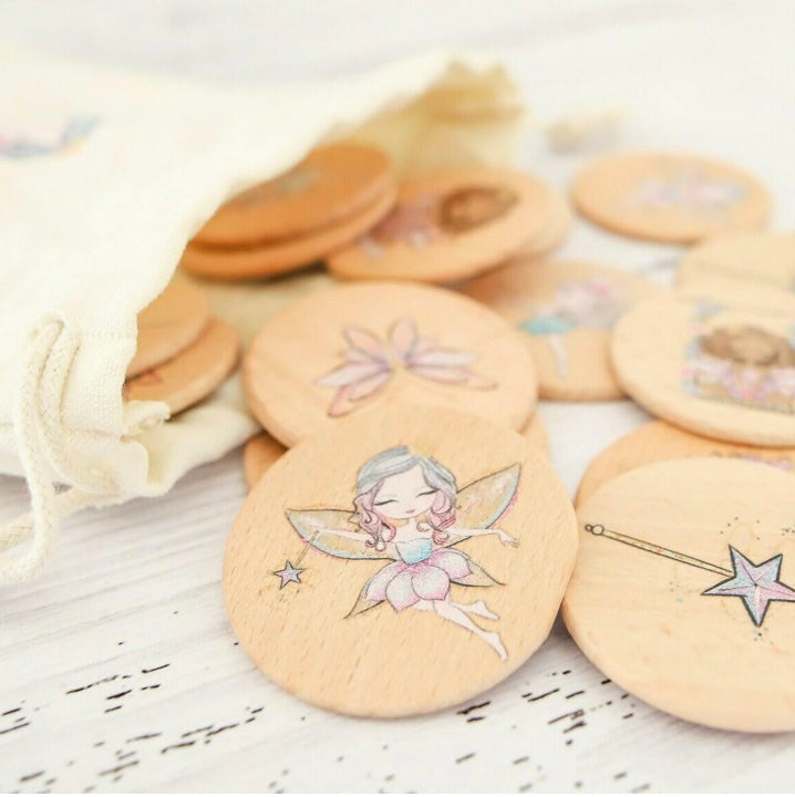 Fairy Wooden Memory Game