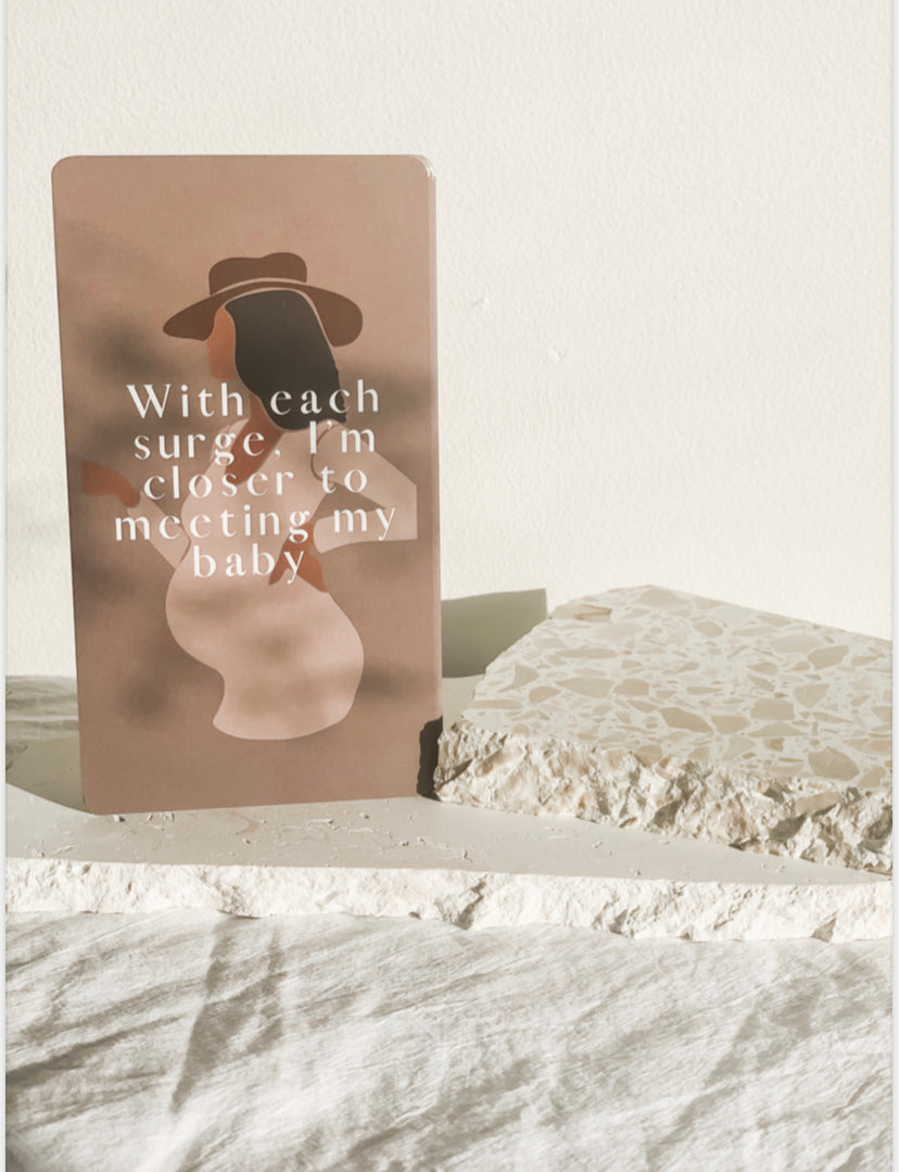 Positive Birthing Birth Pregnancy Affirmation cards