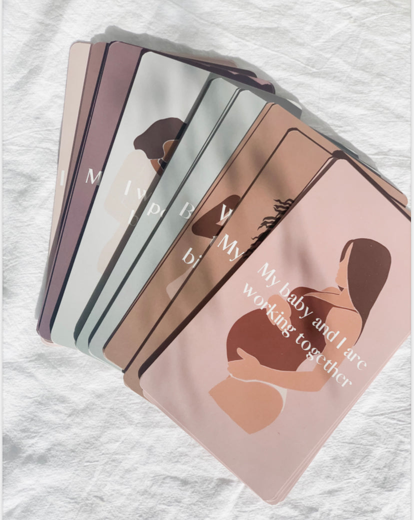 Positive Birthing Birth Pregnancy Affirmation cards