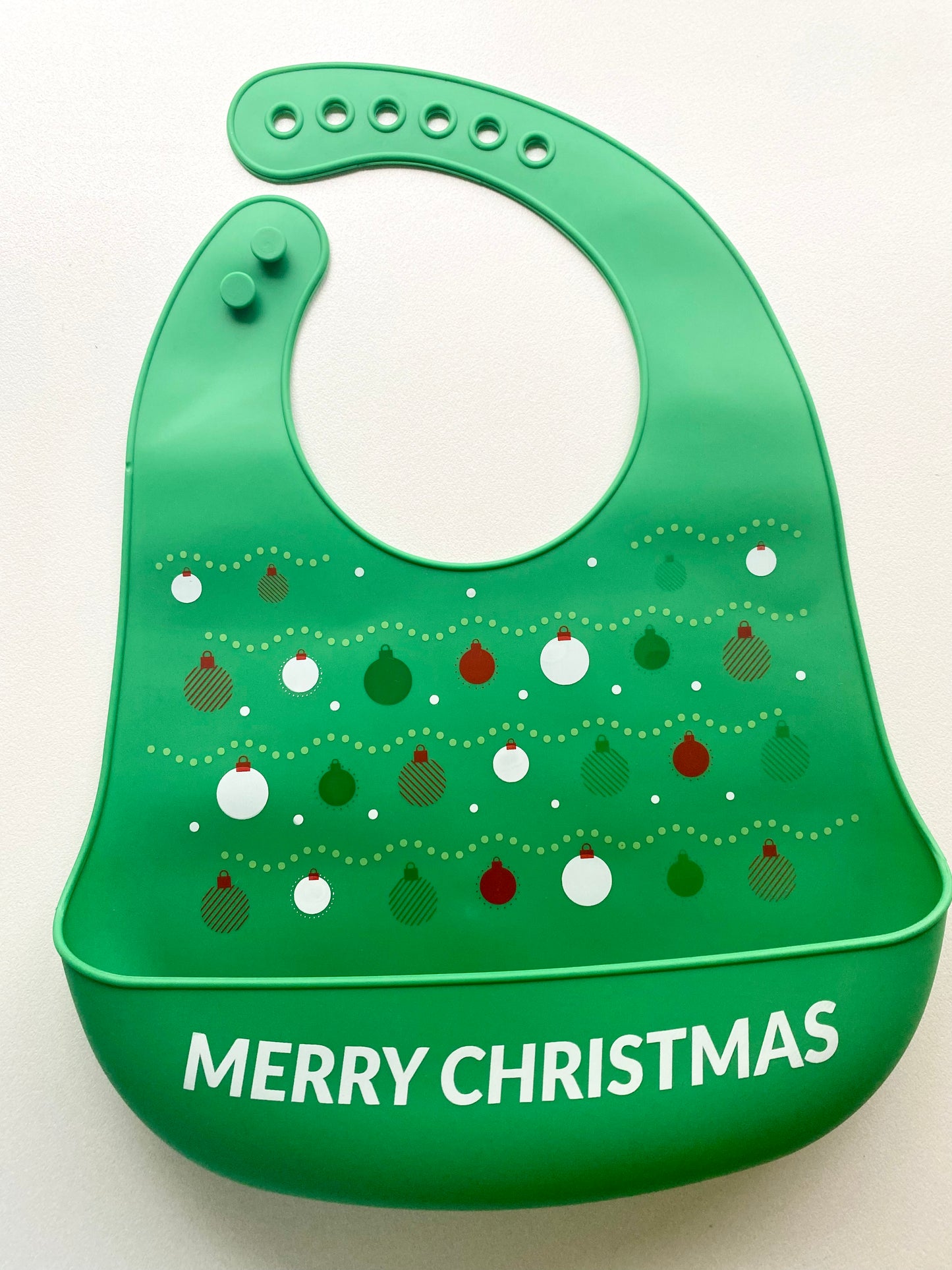 Silicone Christmas Bib