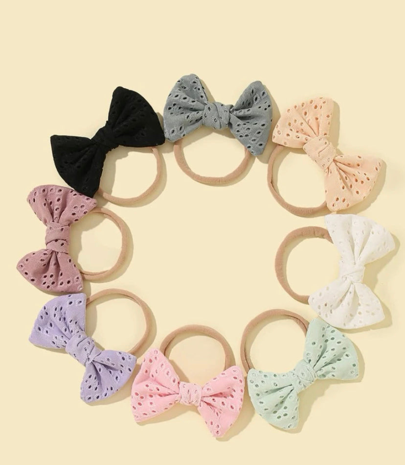 Candy floss bows