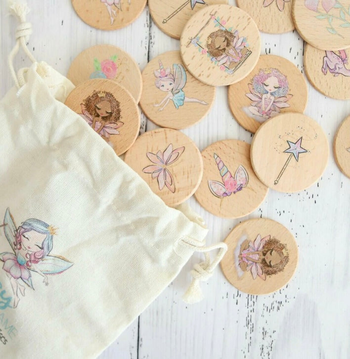 Fairy Wooden Memory Game