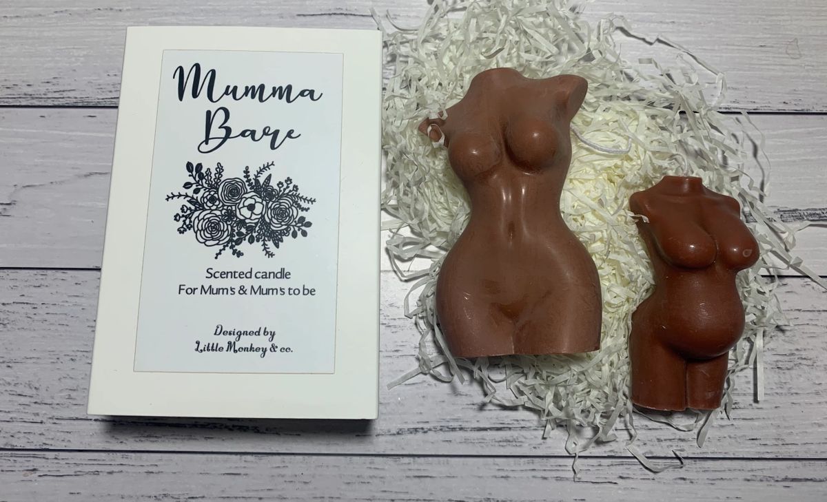 Mumma Bare Candle ~ Rose & Wood