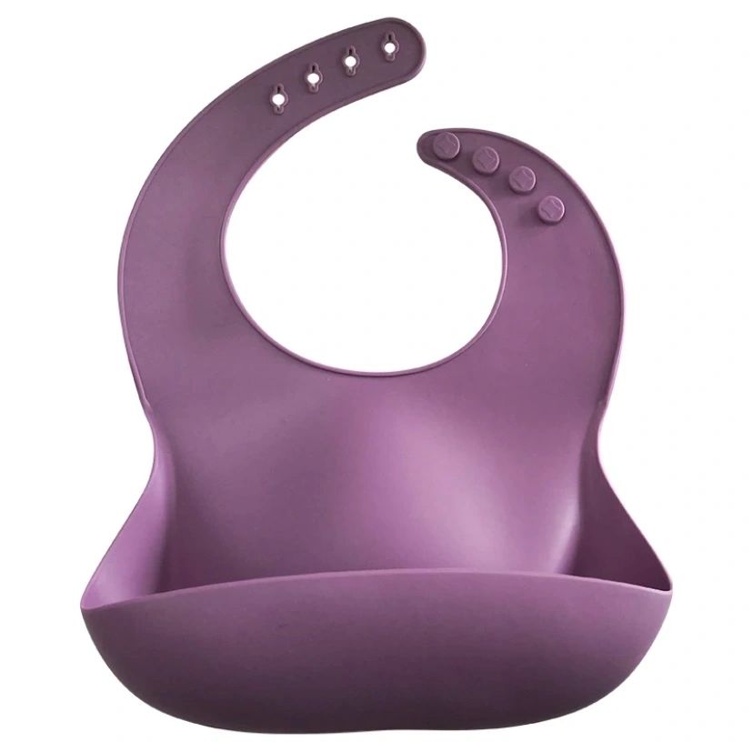 Pop of colour Silicone Bib