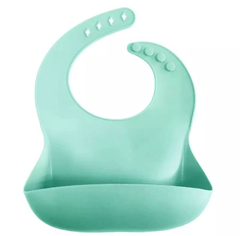 Pop of colour Silicone Bib