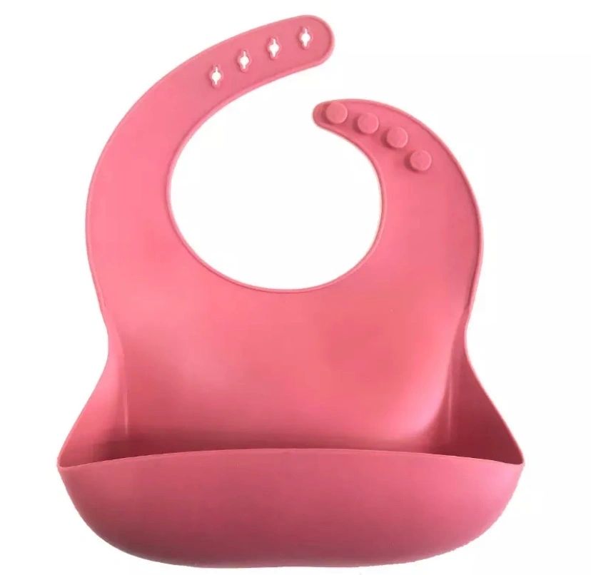 Pop of colour Silicone Bib