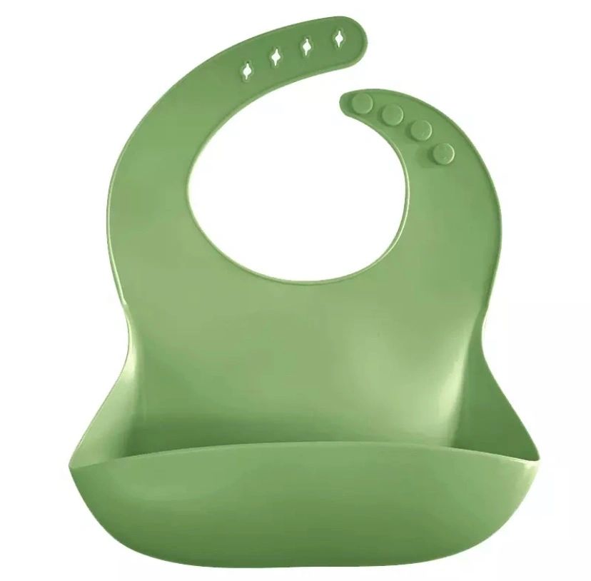 Pop of colour Silicone Bib