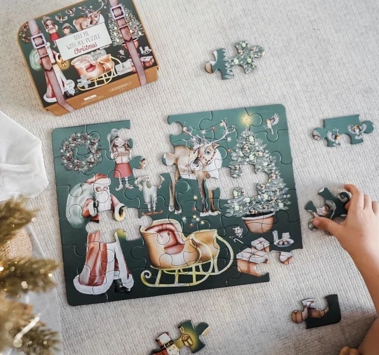 Christmas take me with you puzzle