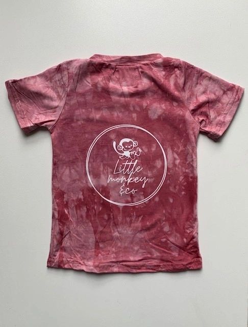 Original Little Monkey & co Tie Dye Shirt- Red