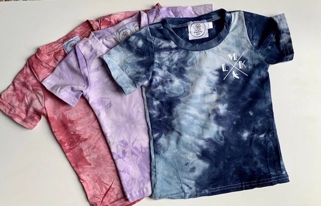 Original Little Monkey & co Tie Dye Shirt- Blue