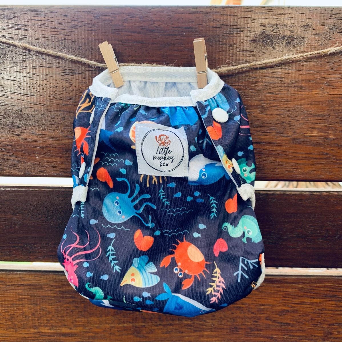 REUSABLE SWIM NAPPY ~ Under The Sea