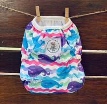 Load image into Gallery viewer, REUSABLE SWIM NAPPY ~ Whale
