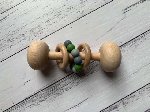 Woden Teething Rattle