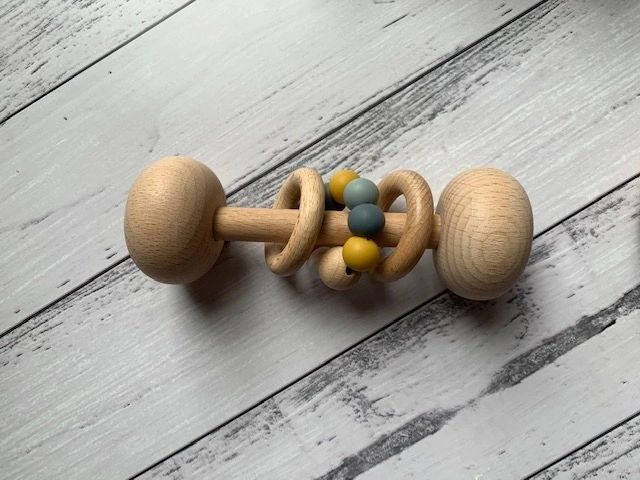 Woden Teething Rattle