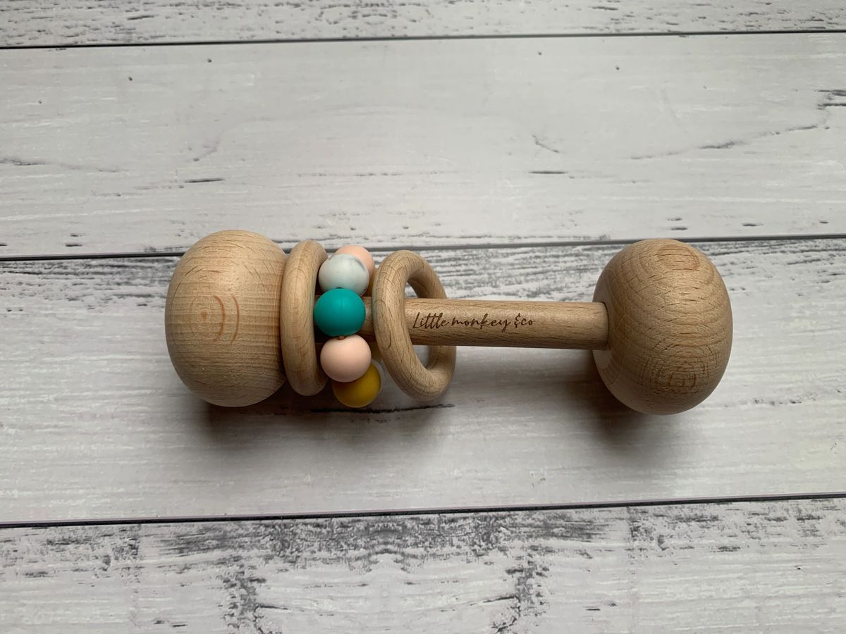 Woden Teething Rattle